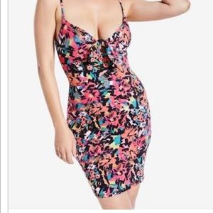 Guess floral bodycon dress
